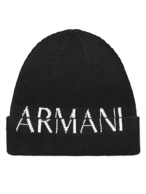 Σκούφος Armani Exchange μαύρο