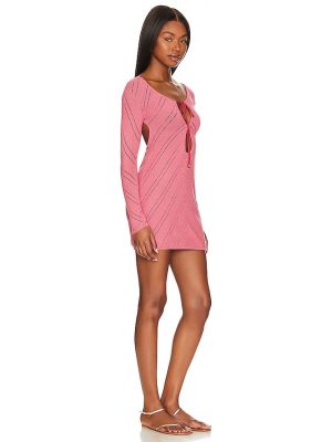 Robe longue Indah rose