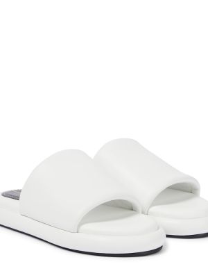 Кожени ниски обувки Proenza Schouler бяло