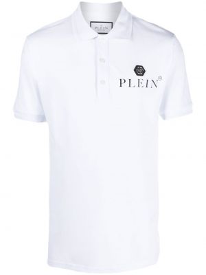 Poloshirt Philipp Plein weiß