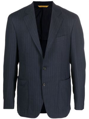 Stripete lang blazer Canali blå