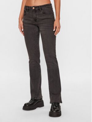 Jeans bootcut large Wrangler gris