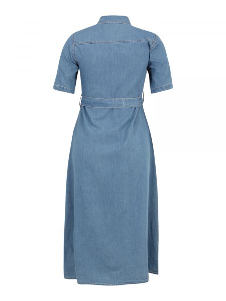 Košeľové šaty Vero Moda Petite modrá