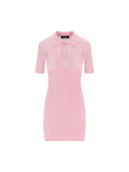 Sukienka mini Dsquared2 różowa