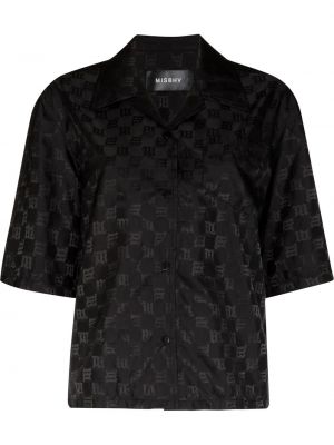 Chemise à imprimé Misbhv noir