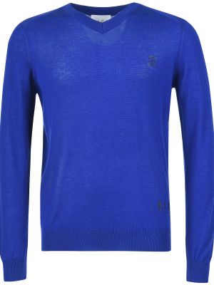Синий пуловер John Richmond