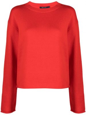 Sweter wełniany z kaszmiru Sofie Dhoore czerwony