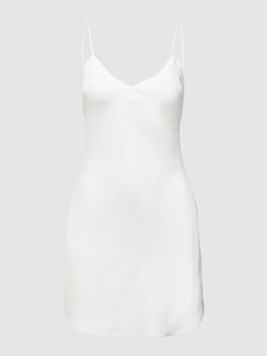 Sukienka mini w serca Review Female biała