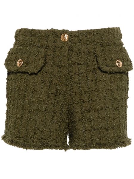 Tweed shorts Versace grøn