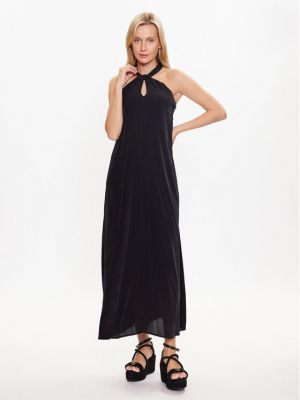 Oversized hosszú ruha Sisley fekete