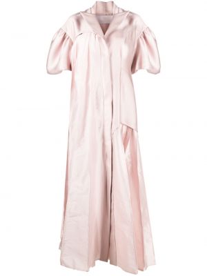 Ασύμμετρη βραδινό φόρεμα Gaby Charbachy ροζ