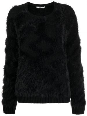 Pullover mit rundem ausschnitt B+ab schwarz