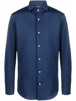 Jersey hemd Boggi Milano blau