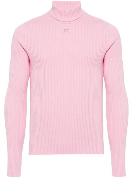 Пуловер Courreges розово
