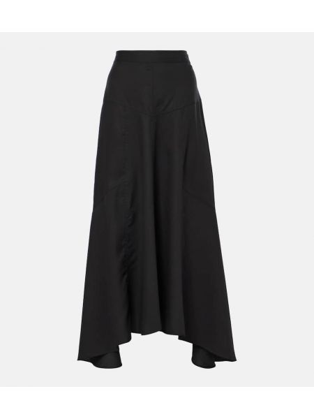 Asymmetrisk midi nederdel Marant Etoile sort