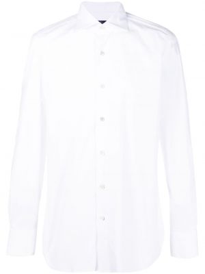 Риза slim Finamore 1925 Napoli бяло