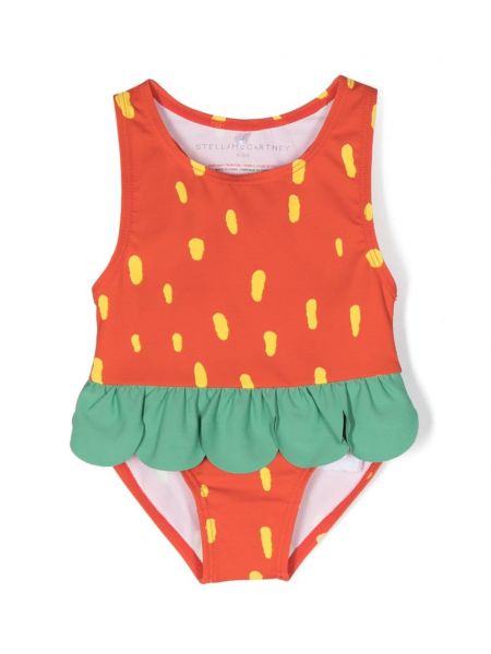 Badedragt for piger Stella Mccartney Kids rød