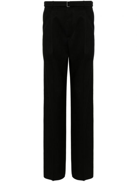 Rovné kalhoty Lanvin černé