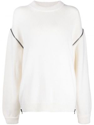 Oversized πουλόβερ κασμίρ Tom Ford λευκό