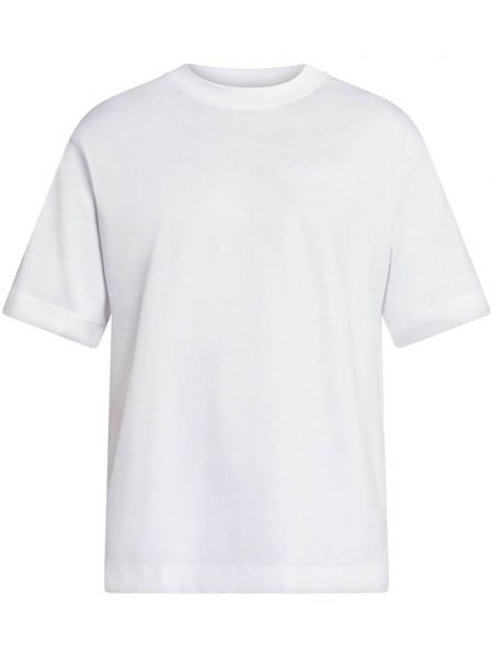 T-shirt en coton Lacoste blanc