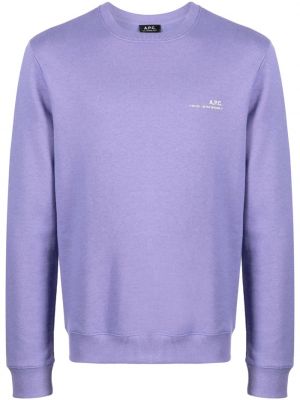 Medvilninis džemperis A.p.c. violetinė
