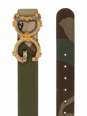 Gürtel mit schnalle mit camouflage-print Dolce & Gabbana