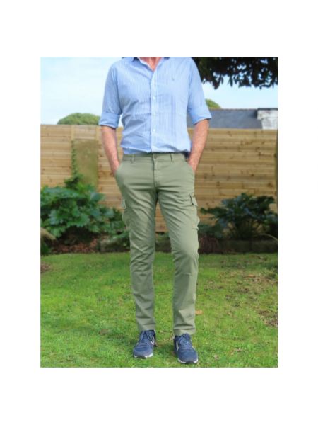 Pantalones cargo slim fit Mason's verde