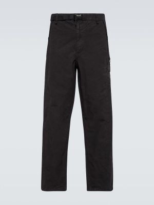 Pantaloni dritti di cotone C.p. Company grigio