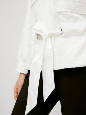 Prijelazna jakna Comma bijela