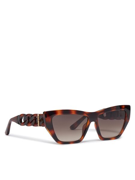 Okulary przeciwsłoneczne gradientowe Guess brązowe