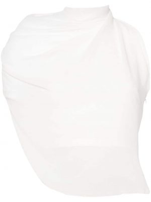 Блуза от шифон Jacquemus бяло