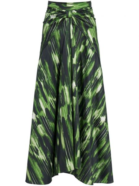 Bavlněný midi sukně Altuzarra zelený
