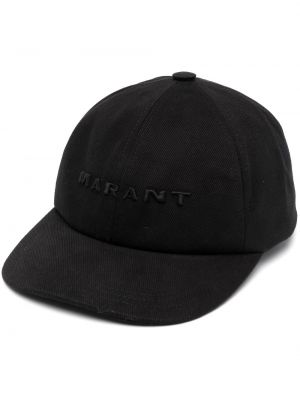 Siuvinėtas kepurė su snapeliu Marant juoda