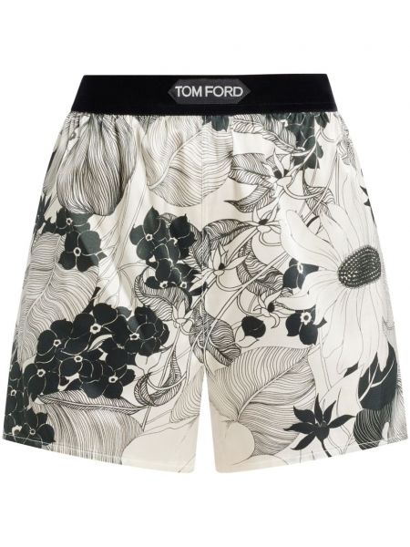 Kvetinové šortky s potlačou Tom Ford