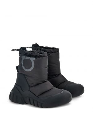 Raštuotos sniego batai Ferragamo juoda