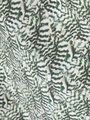 Hedvábný šál s potiskem s abstraktním vzorem Isabel Marant