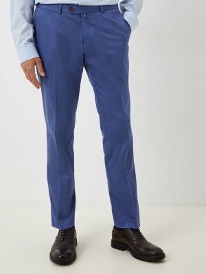 Классические брюки Troy Collezione синие