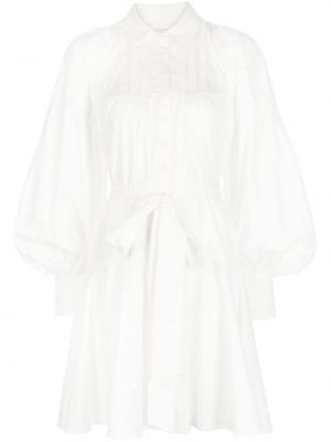 Βαμβακερή φόρεμα Marchesa Rosa λευκό