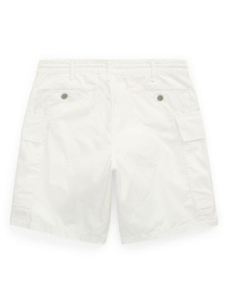 Shorts cargo en coton avec poches Ralph Lauren Rrl blanc