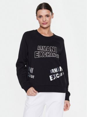 Pulóver Armani Exchange fekete