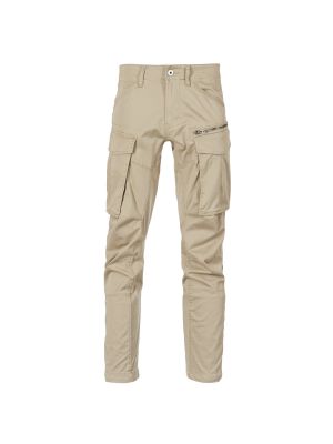 Cargo kalhoty na zip s hvězdami G-star Raw béžové