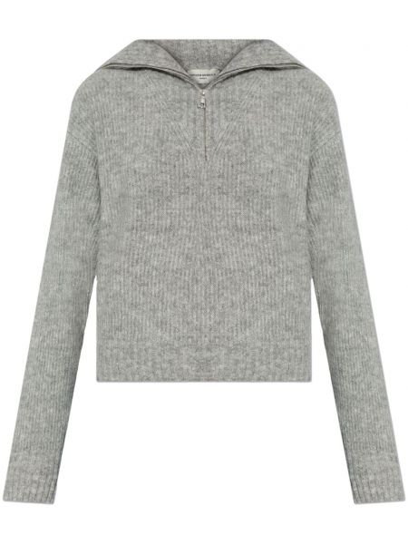 Kort sweater Officine Generale grå