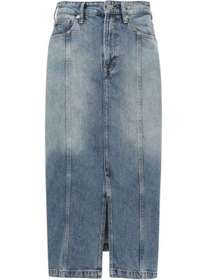 Džínová sukně s výšivkou Tommy Jeans