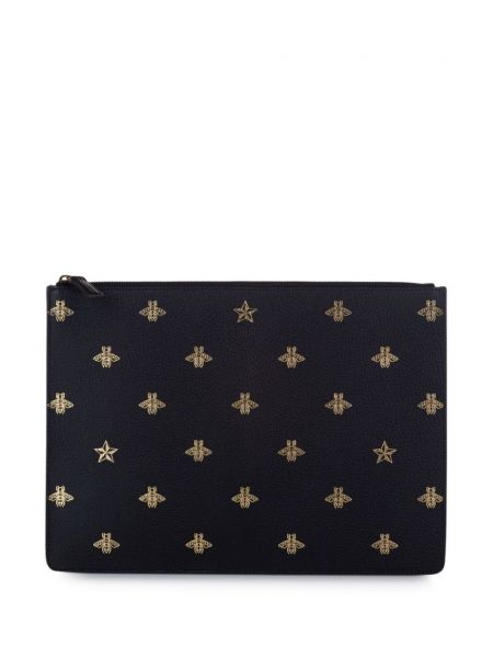 Pisemska torbica z zvezdico Gucci Pre-owned črna