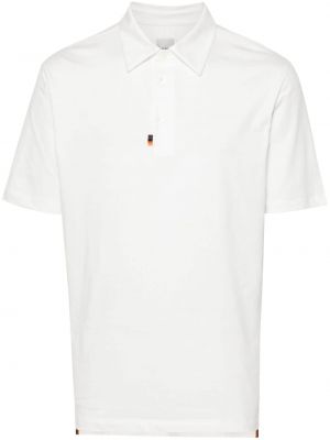 Памучна поло тениска Paul Smith бяло
