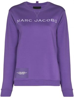 Bomull sweatshirt Marc Jacobs lilla