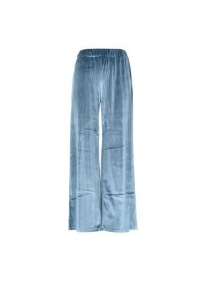 Welurowe spodnie Pennyblack niebieskie