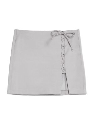 Mini suknja Bershka siva