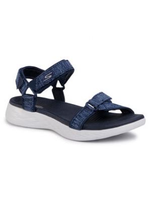 Sandales Skechers bleu