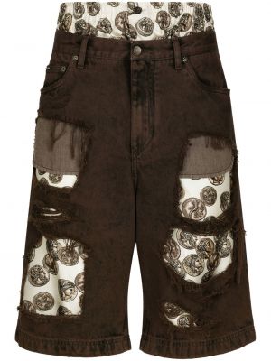 Roztrhané džínsové šortky Dolce & Gabbana